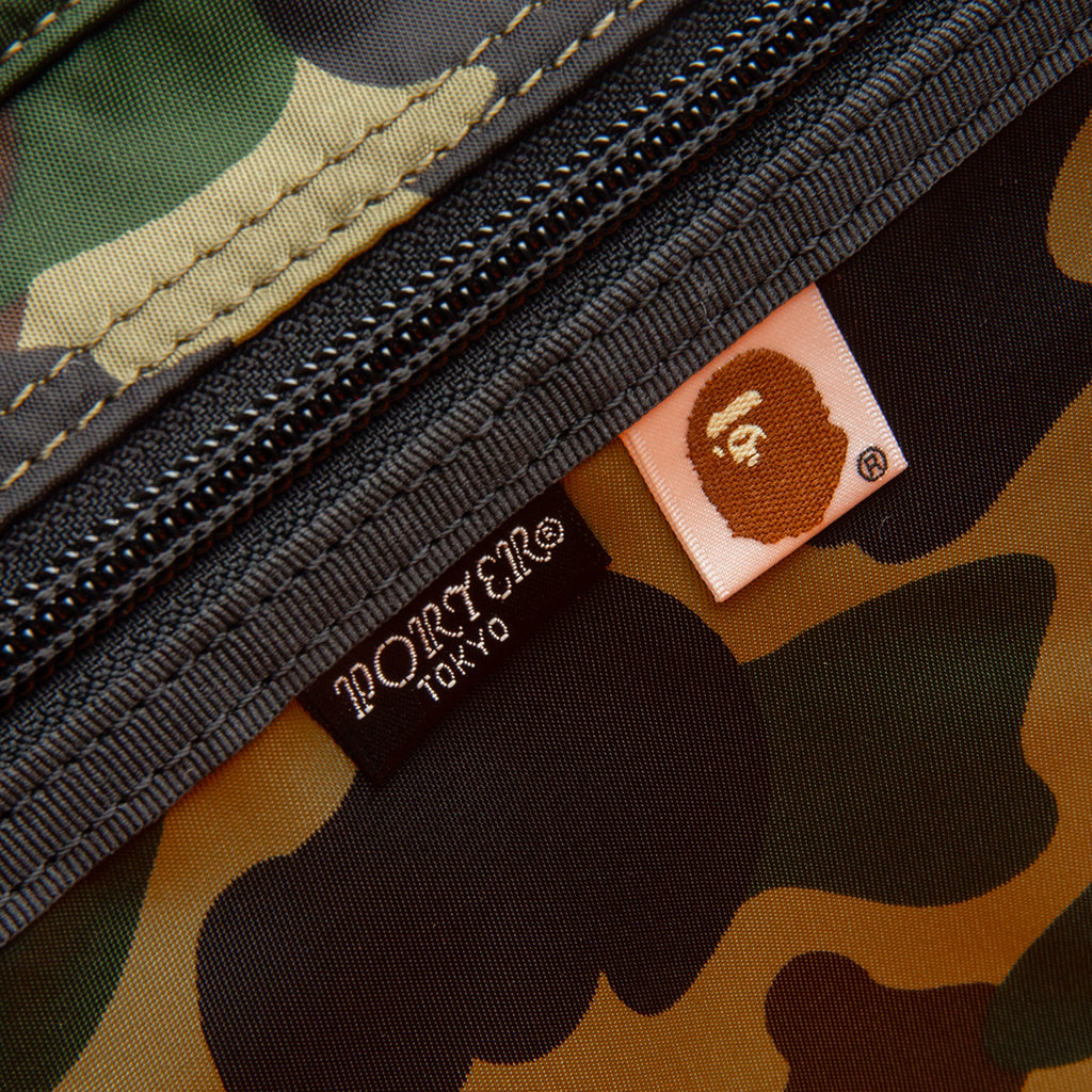 A Bathing Ape x Porter 1st Camo Rucksack - Green