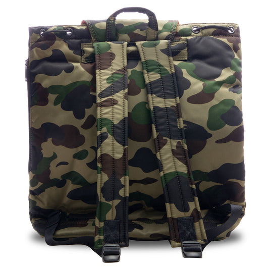 A Bathing Ape x Porter 1st Camo Rucksack - Green