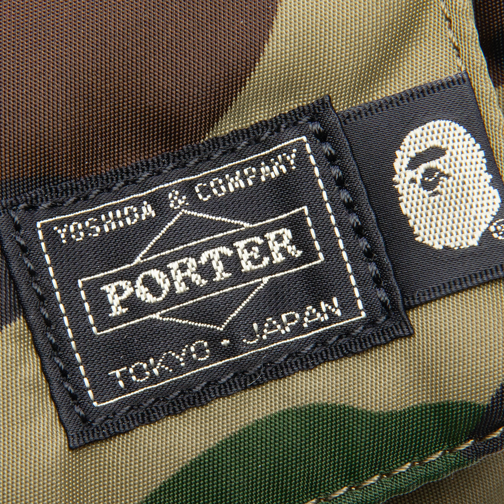 A Bathing Ape x Porter 1st Camo Rucksack - Green