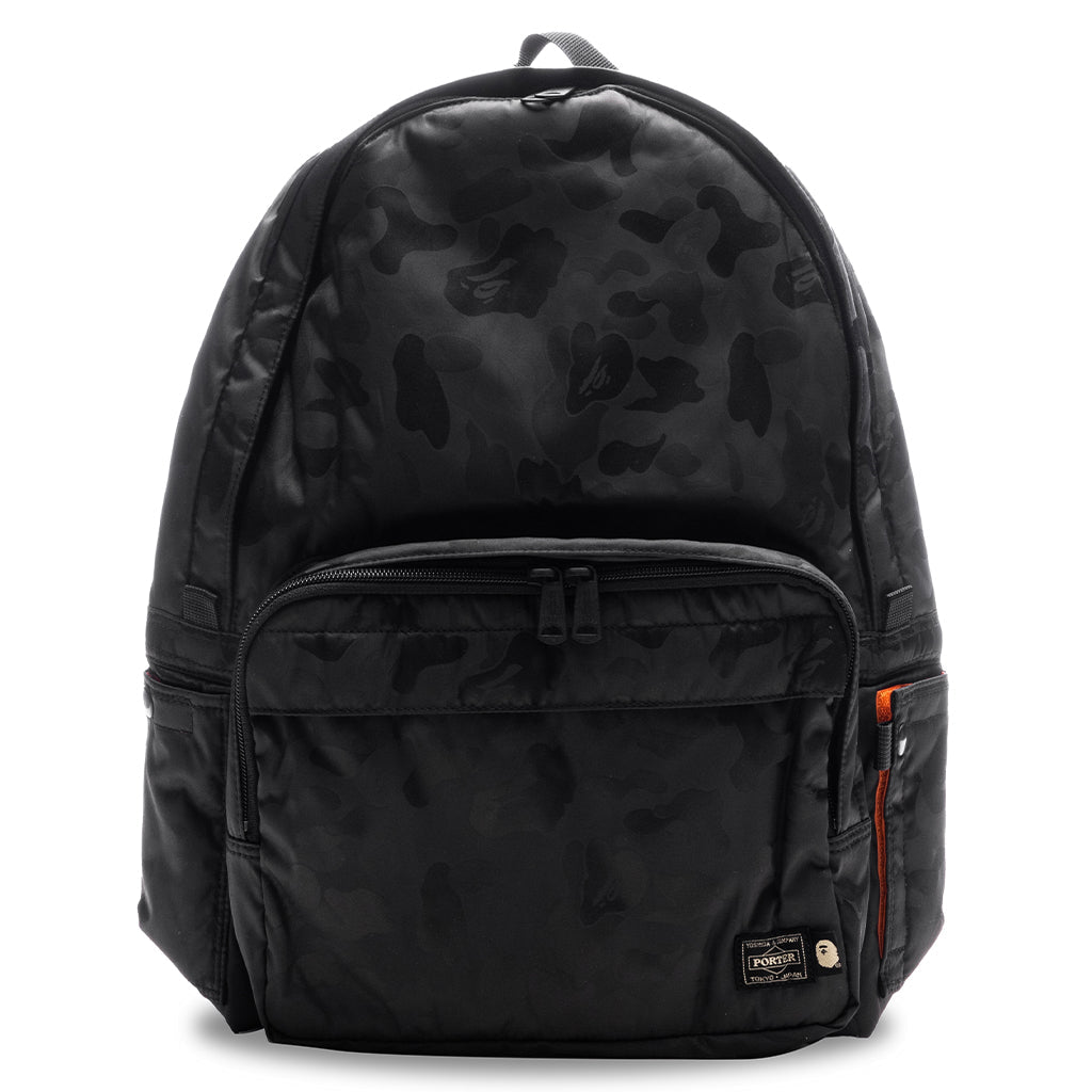A Bathing Ape x Porter ABC Polyester Jacquard Backpack - Black