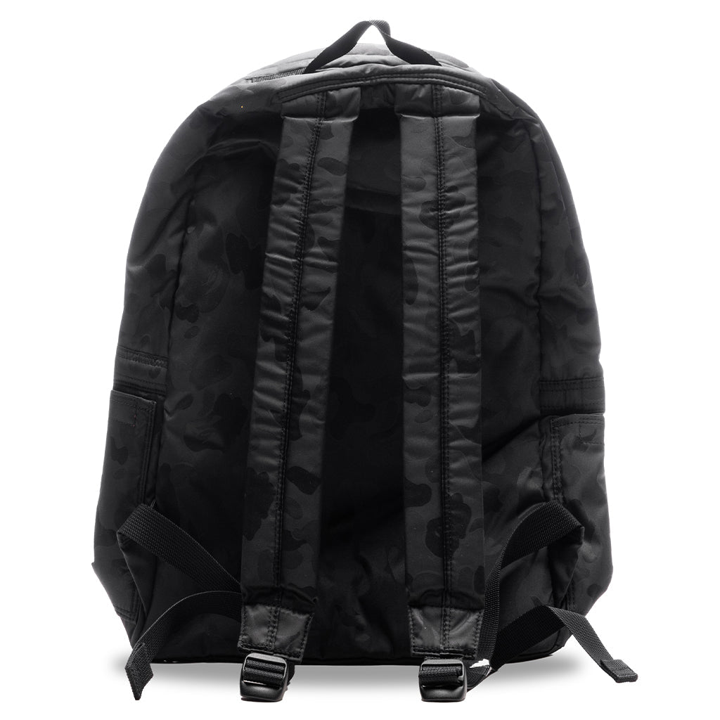 A Bathing Ape x Porter ABC Polyester Jacquard Backpack - Black