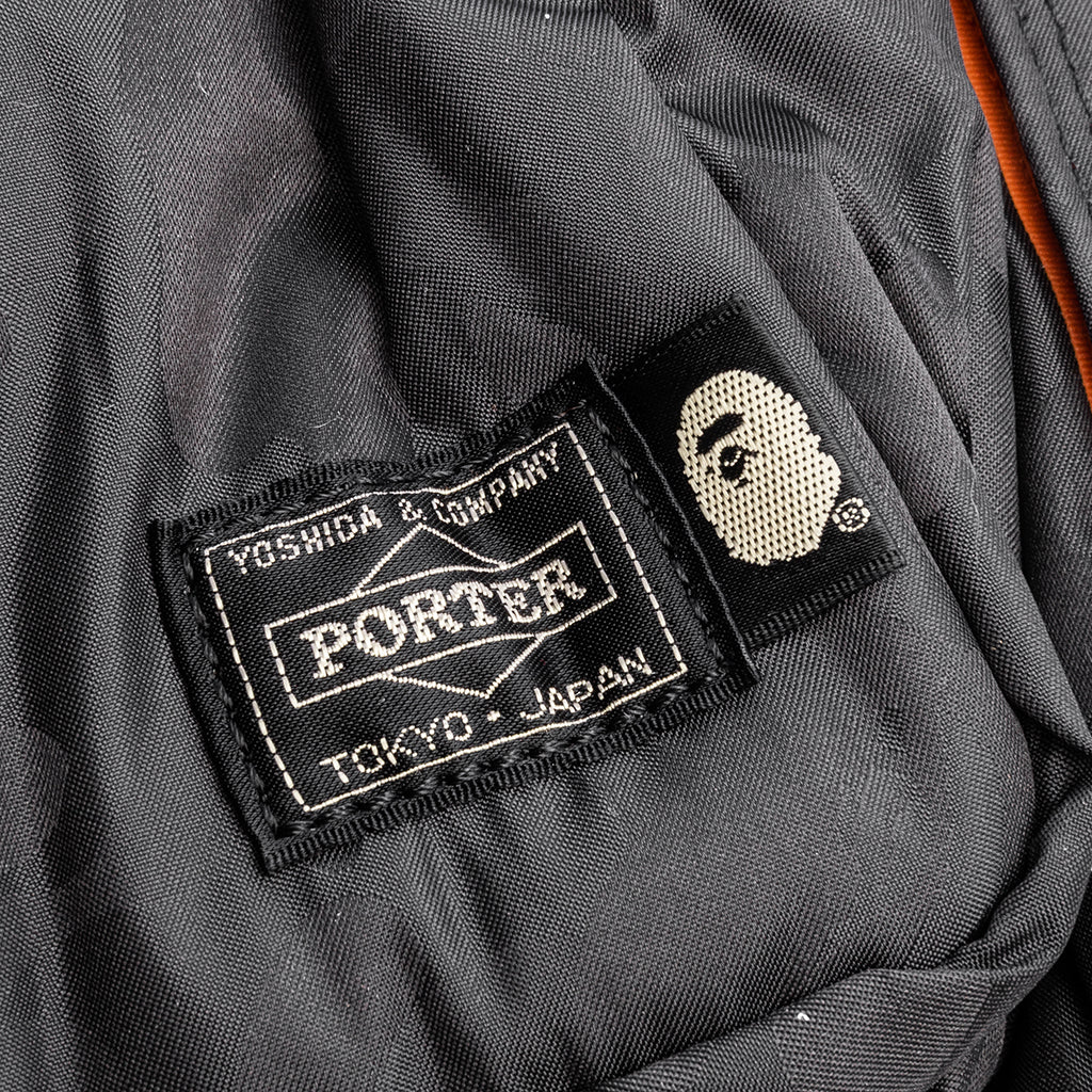 A Bathing Ape x Porter ABC Polyester Jacquard Backpack - Black