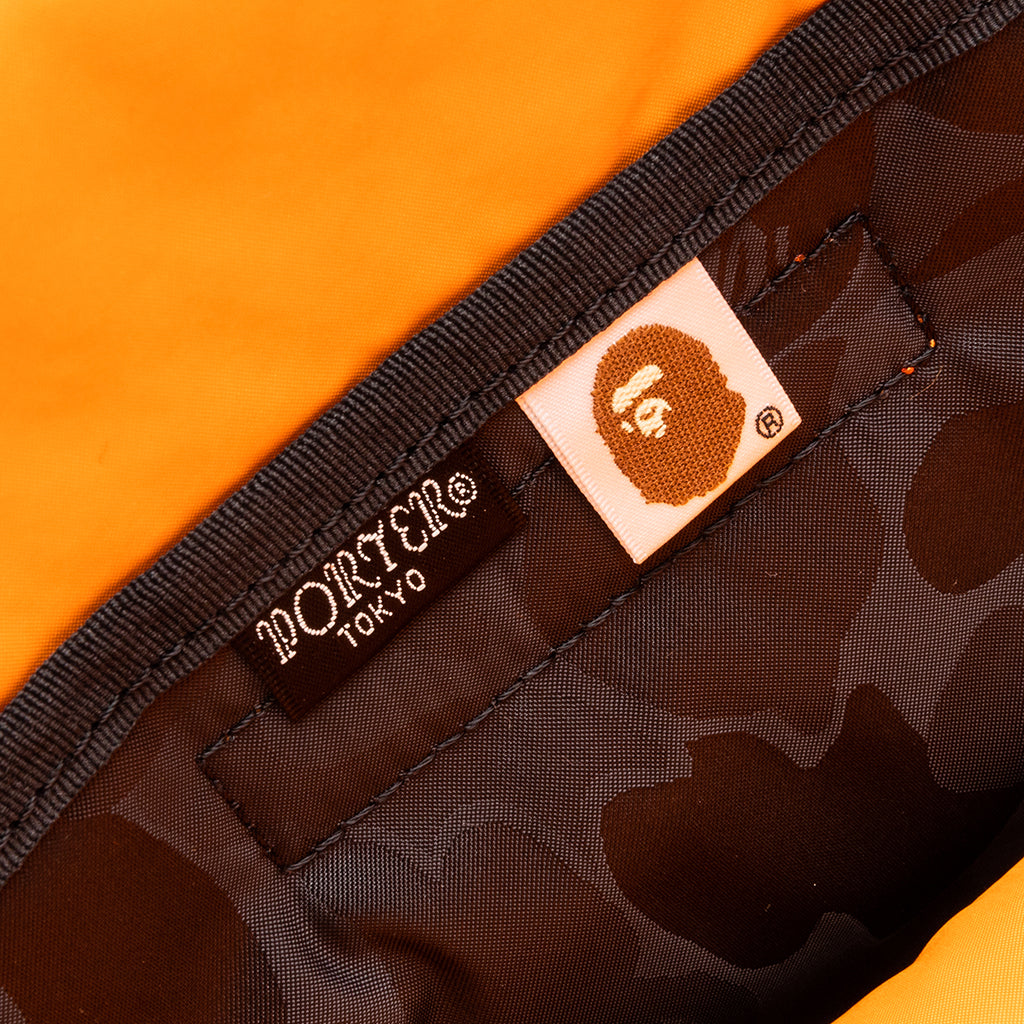 A Bathing Ape x Porter ABC Polyester Jacquard Backpack - Black