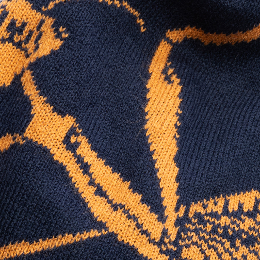 Praying Mantis Beanie - Navy Blue