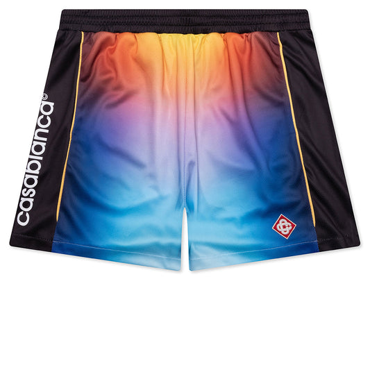 Printed Football Shorts - Gradient