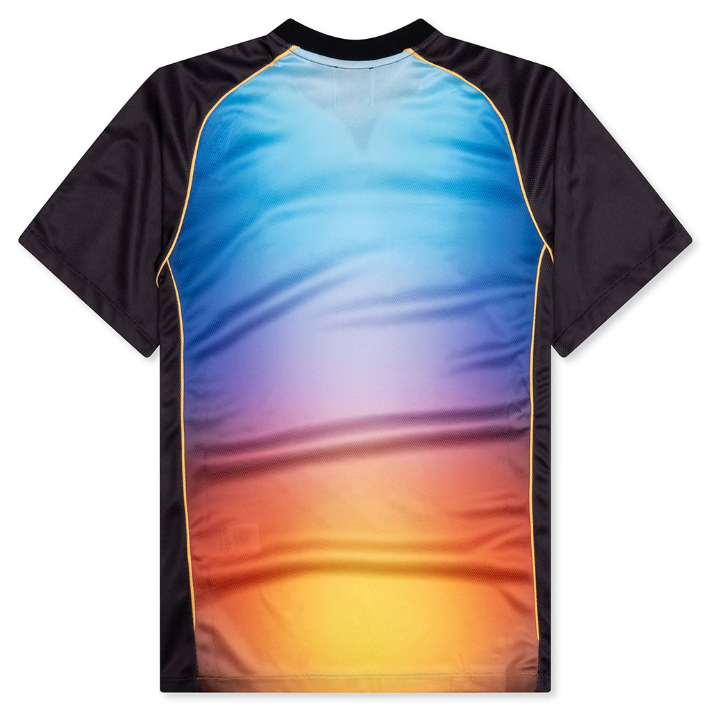 Printed Football Top - Gradient