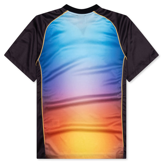 Printed Football Top - Gradient