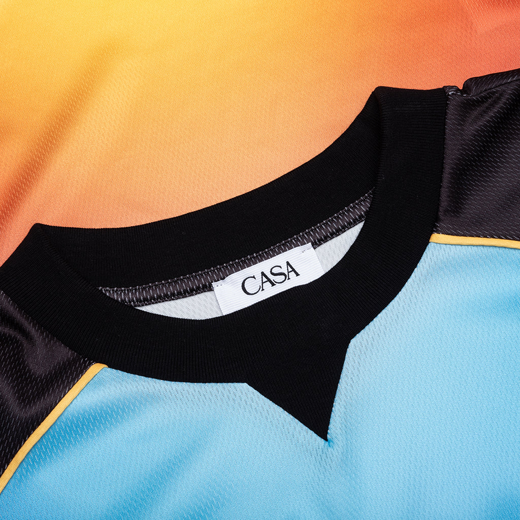 Printed Football Top - Gradient