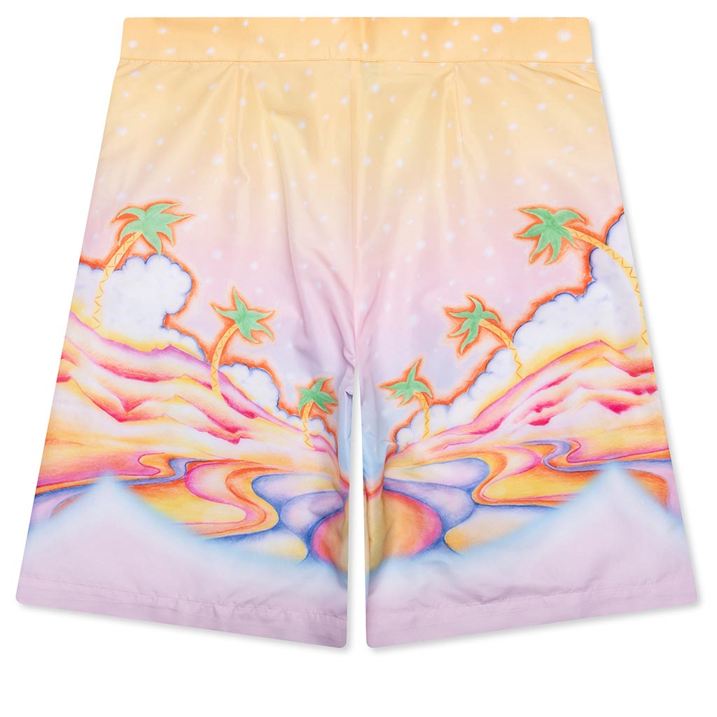 Printed Swim Boarder Shorts - Psychedelic Nirvana