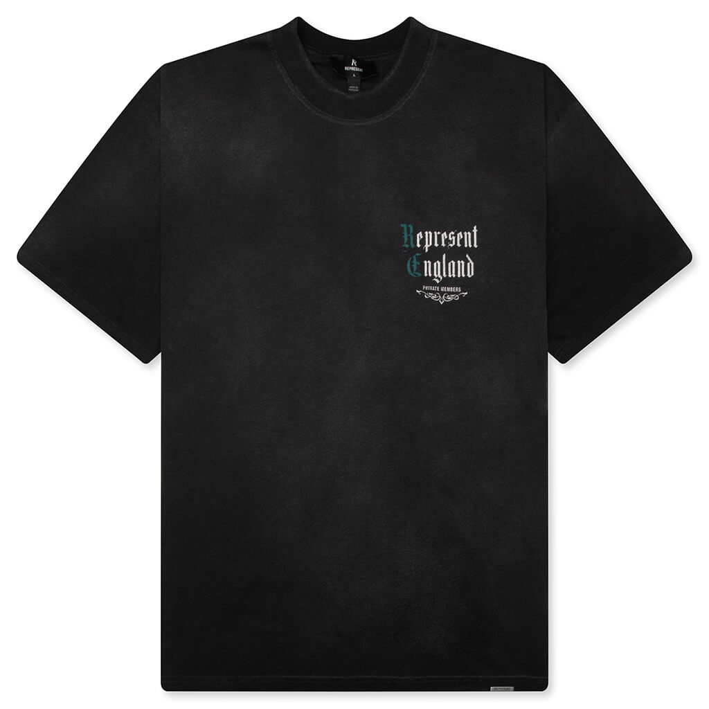 Private Members T-Shirt - Stained Black