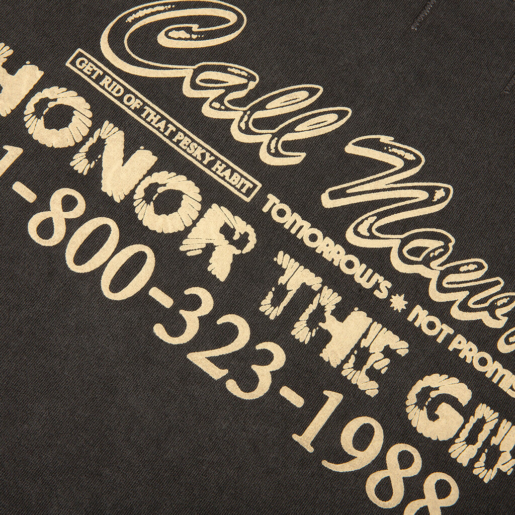 Procastination Hotline S/S Tee - Black