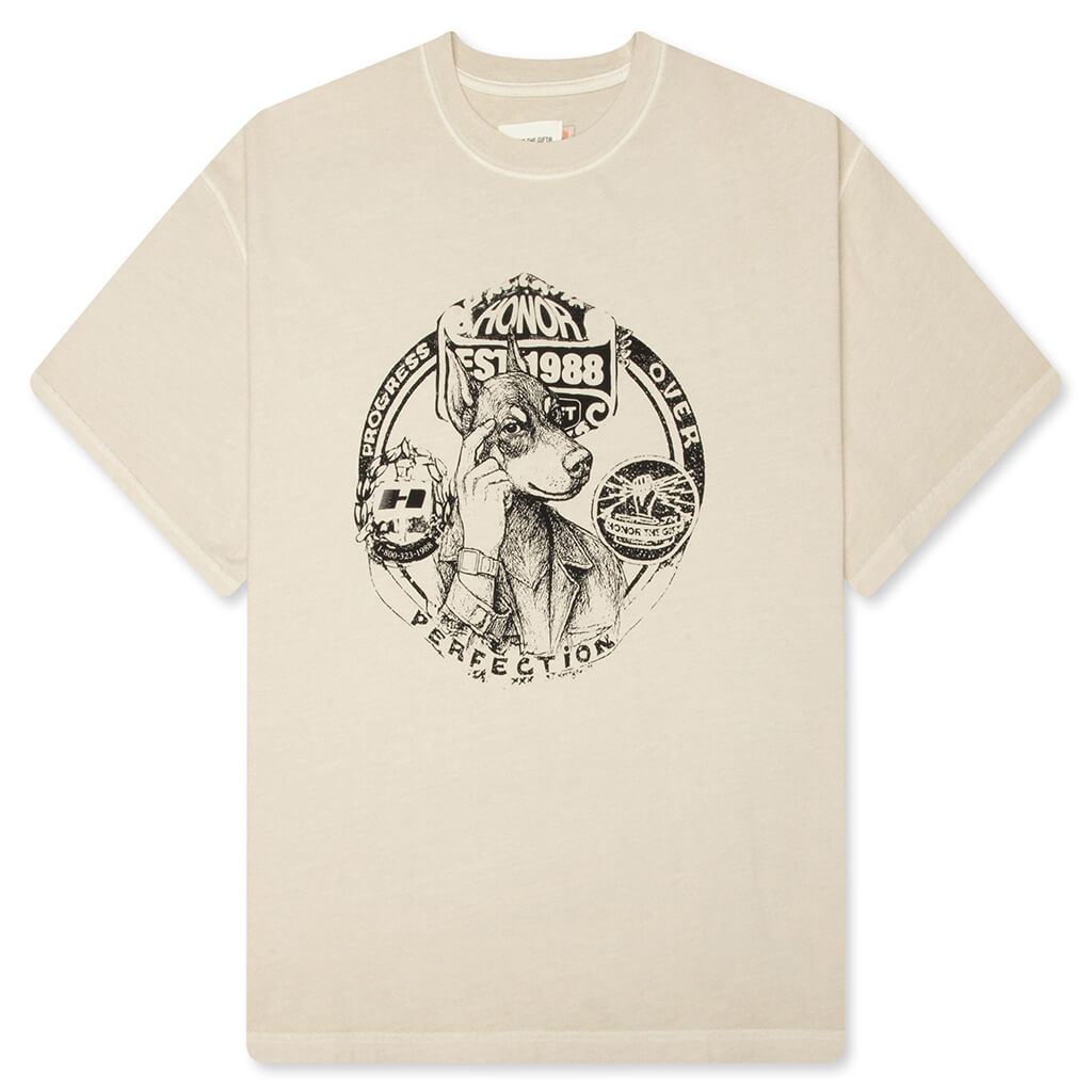 Progress Over Perfection S/S Tee - Cream