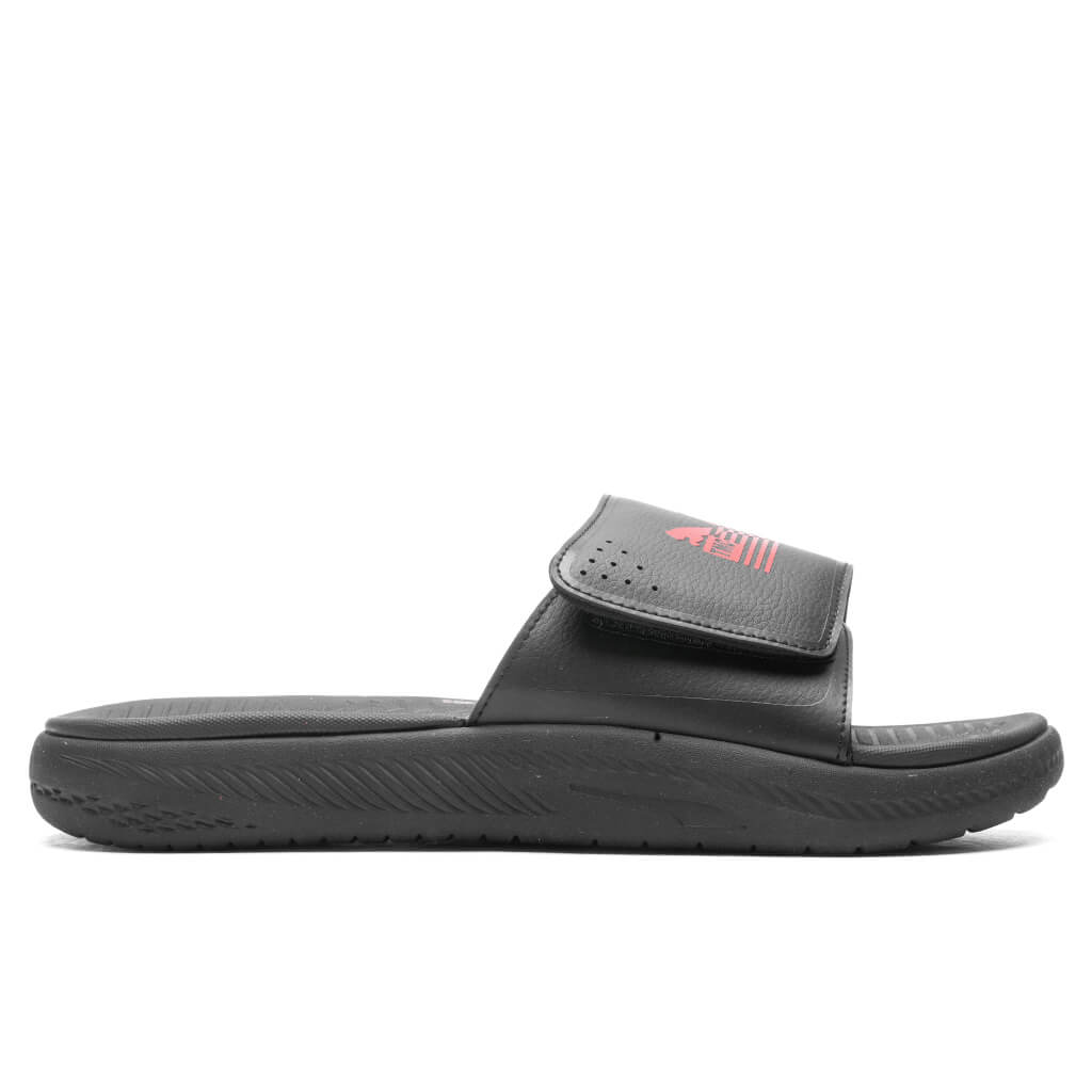 Puma x TMC SoftRide Slides - Black/High Risk Red
