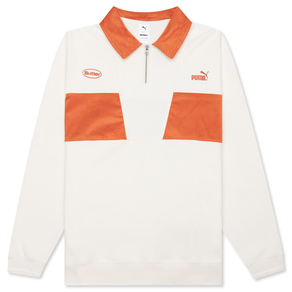 Puma X Butter Goods 1/4 Zip Pullover - White