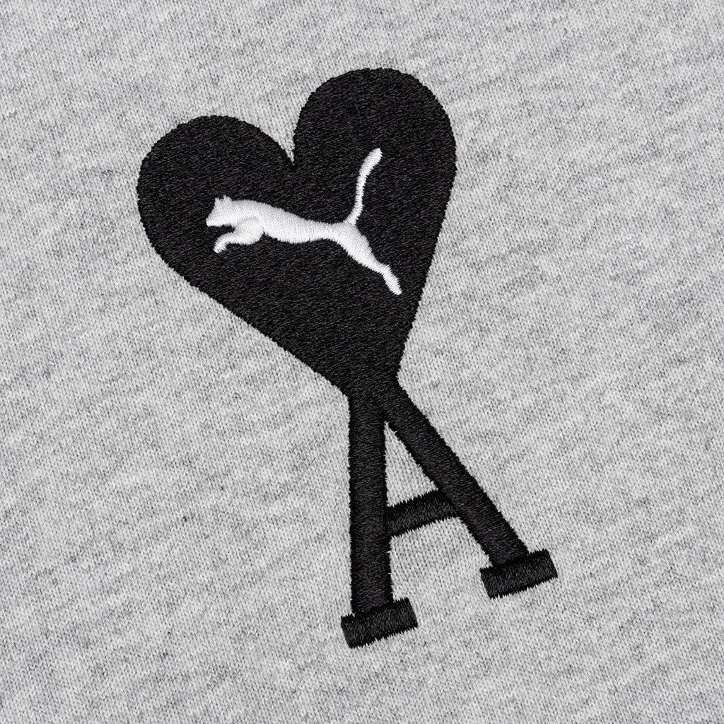 Puma x AMI Graphic Tee - Light Grey Heather