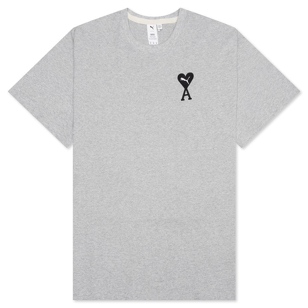 Puma x AMI Graphic Tee - Light Grey Heather