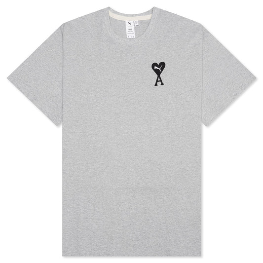 Puma x AMI Graphic Tee - Light Grey Heather
