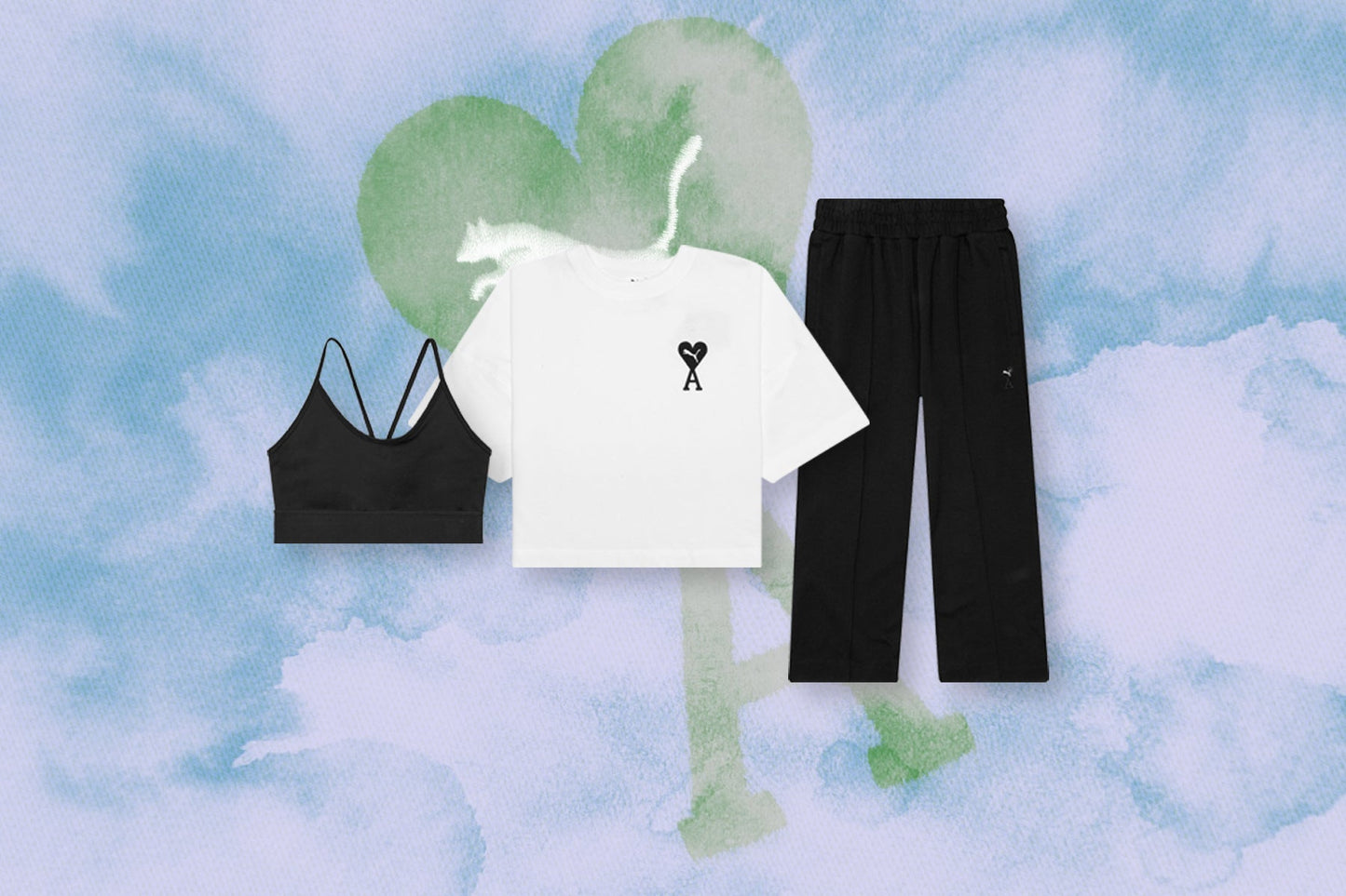 Puma x AMI Women's Graphic Tee - White