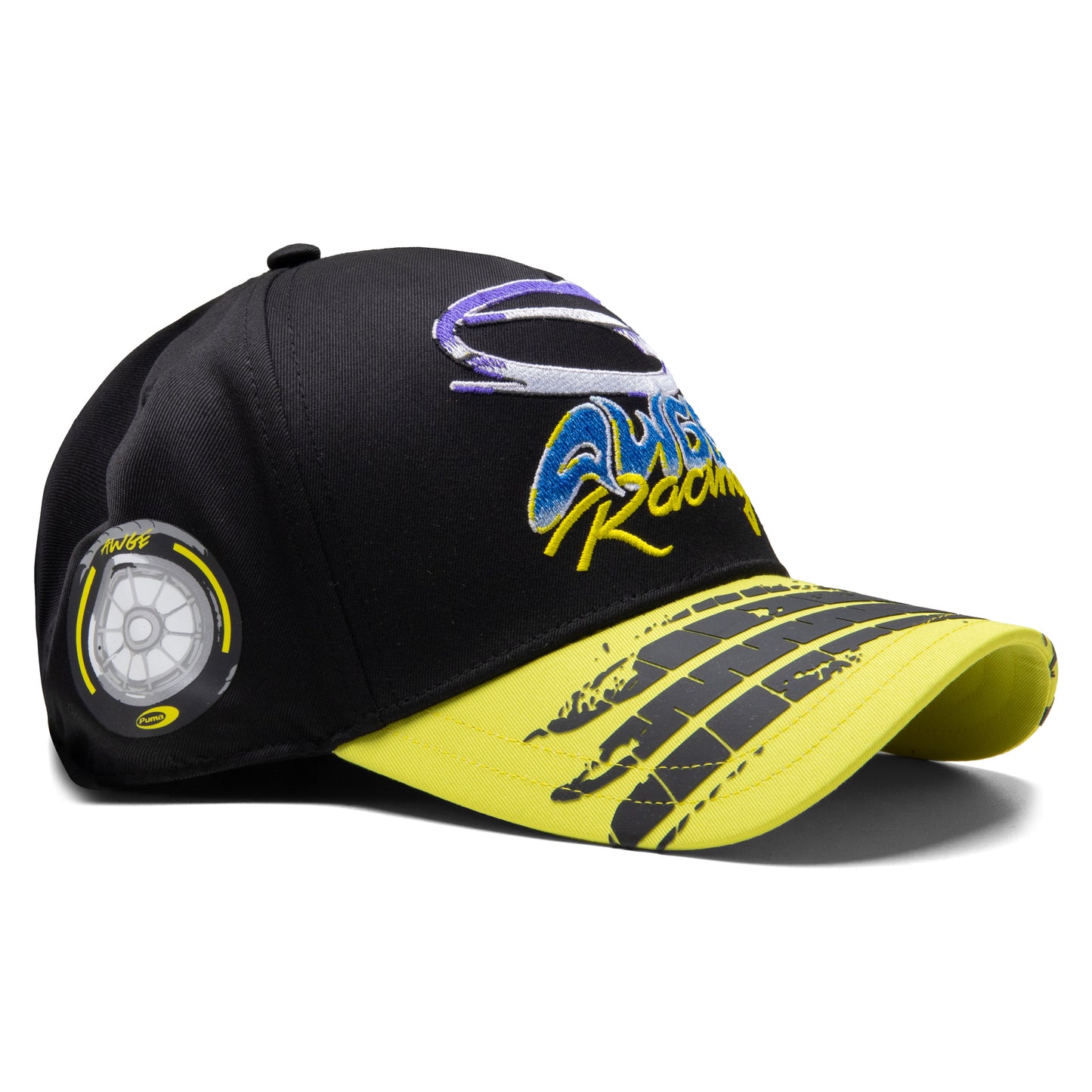 Puma x A$AP Rocky AWGE Racing Cap - Black/Lime Sheen