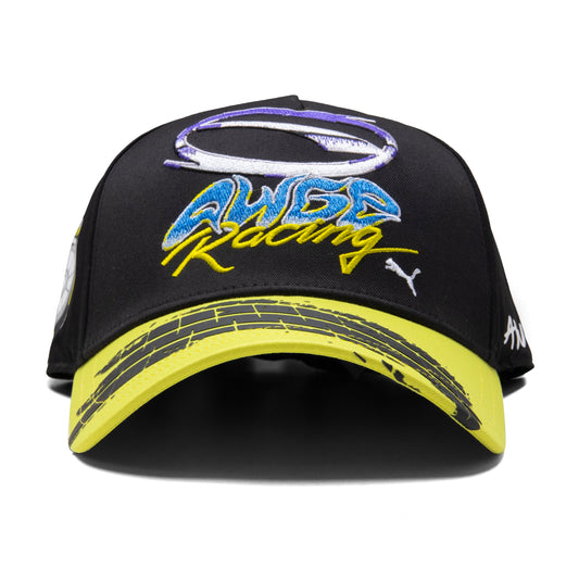 Puma x A$AP Rocky AWGE Racing Cap - Black/Lime Sheen