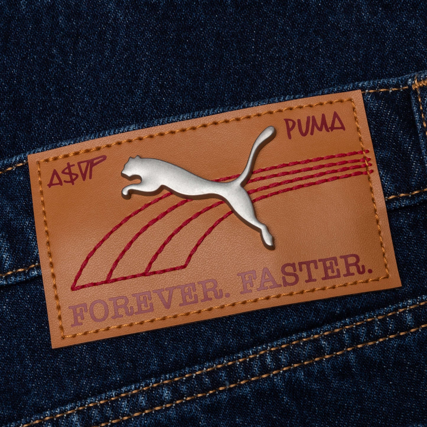 Puma x A$AP Rocky Denim Short - Blue