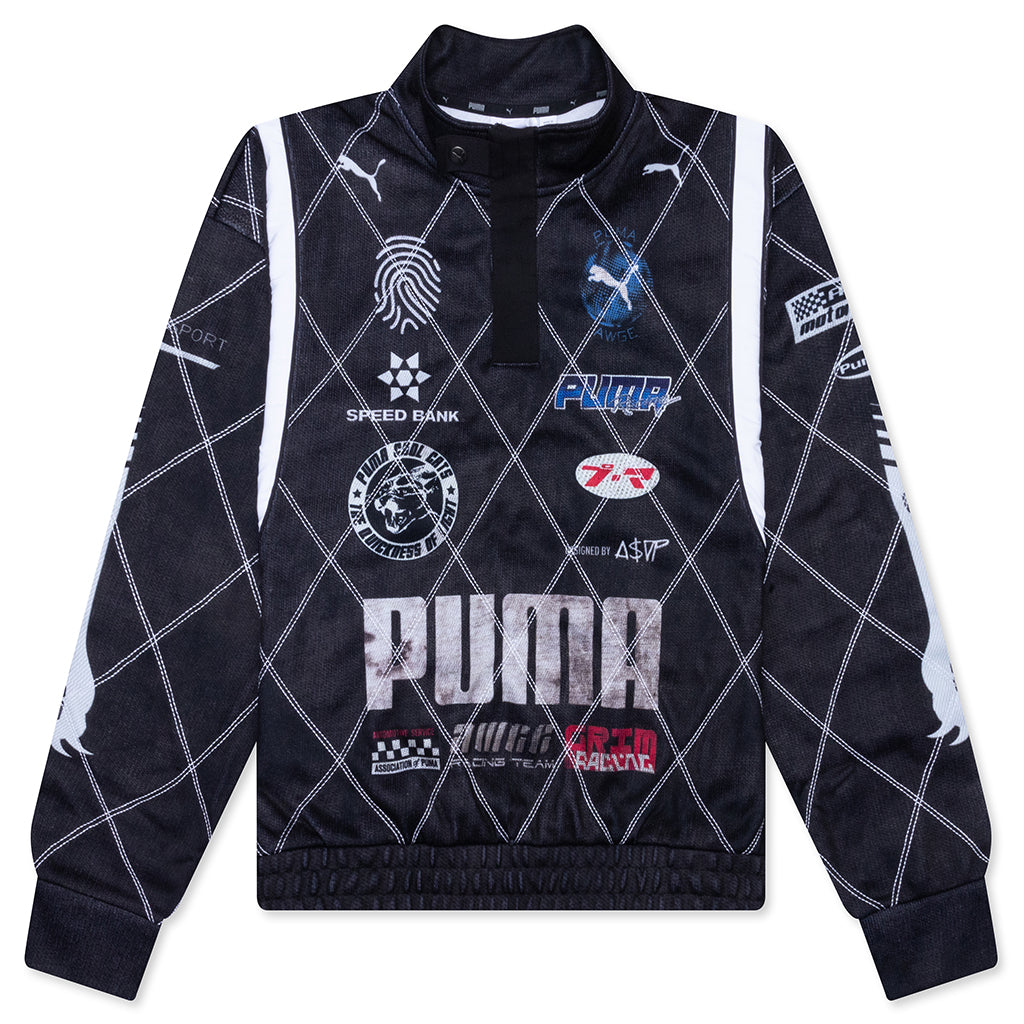 Puma x A$AP Rocky Distressed Sweat Shirt - Black