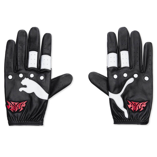 Puma x A$AP Rocky Driving Gloves - Black/Fierce Red