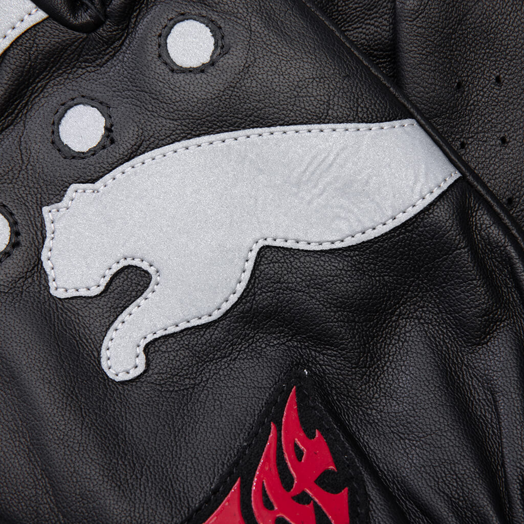 Puma x A$AP Rocky Driving Gloves - Black/Fierce Red