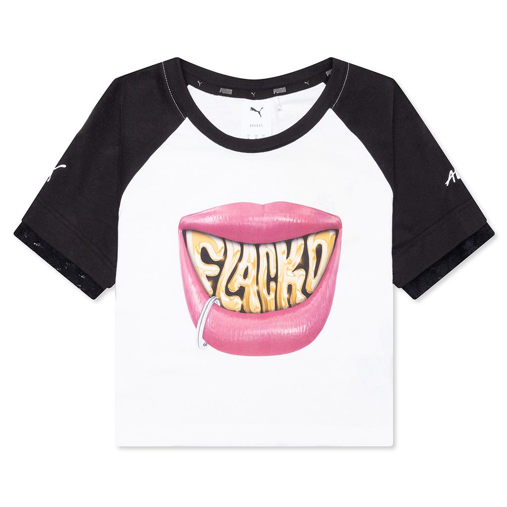 Puma x A$AP Rocky Flacko Smile Women's Baby Tee - White