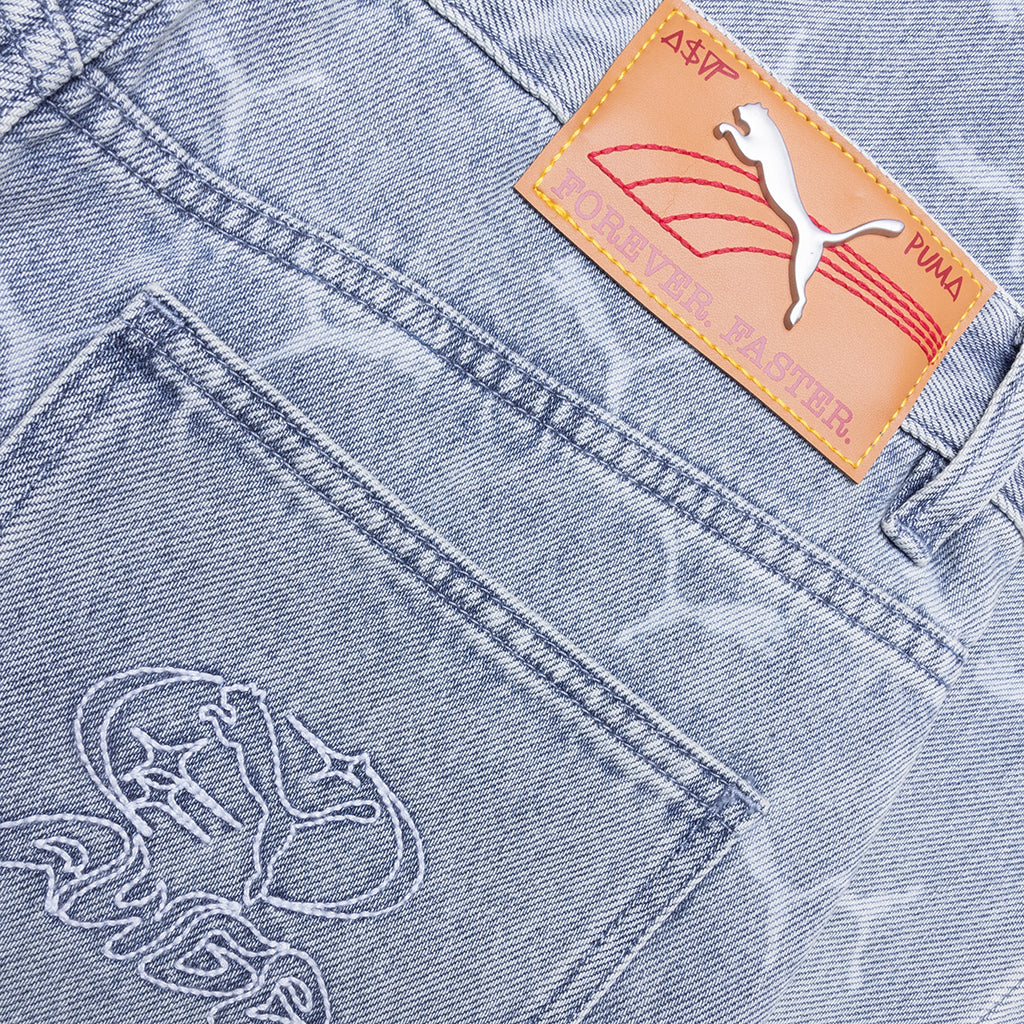 Puma x A$AP Rocky Laser Monogram Denim - Faded Denim
