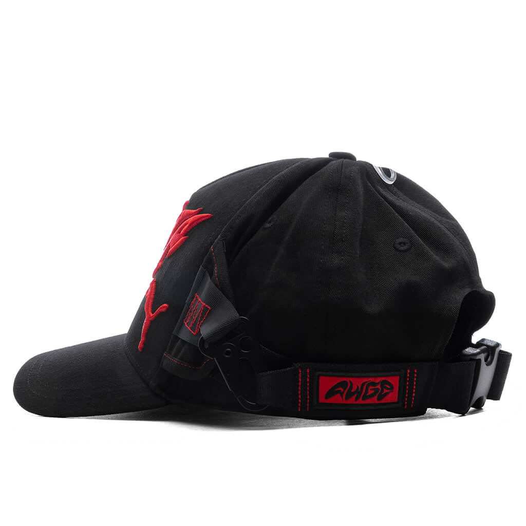 Puma x A$AP Rocky Seatbelt Cap - Black/Fierce Red