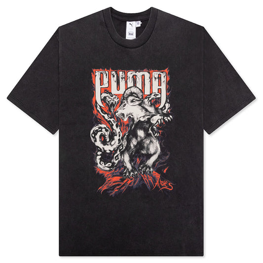 Puma x Aries Graphic Tee - Black