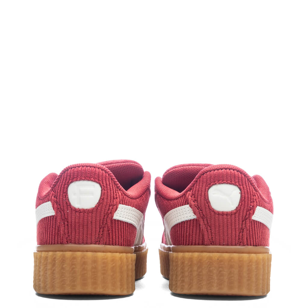 Puma x Fenty Creeper Phatty Corduroy (PS) - Club Red/Warm White/Gum
