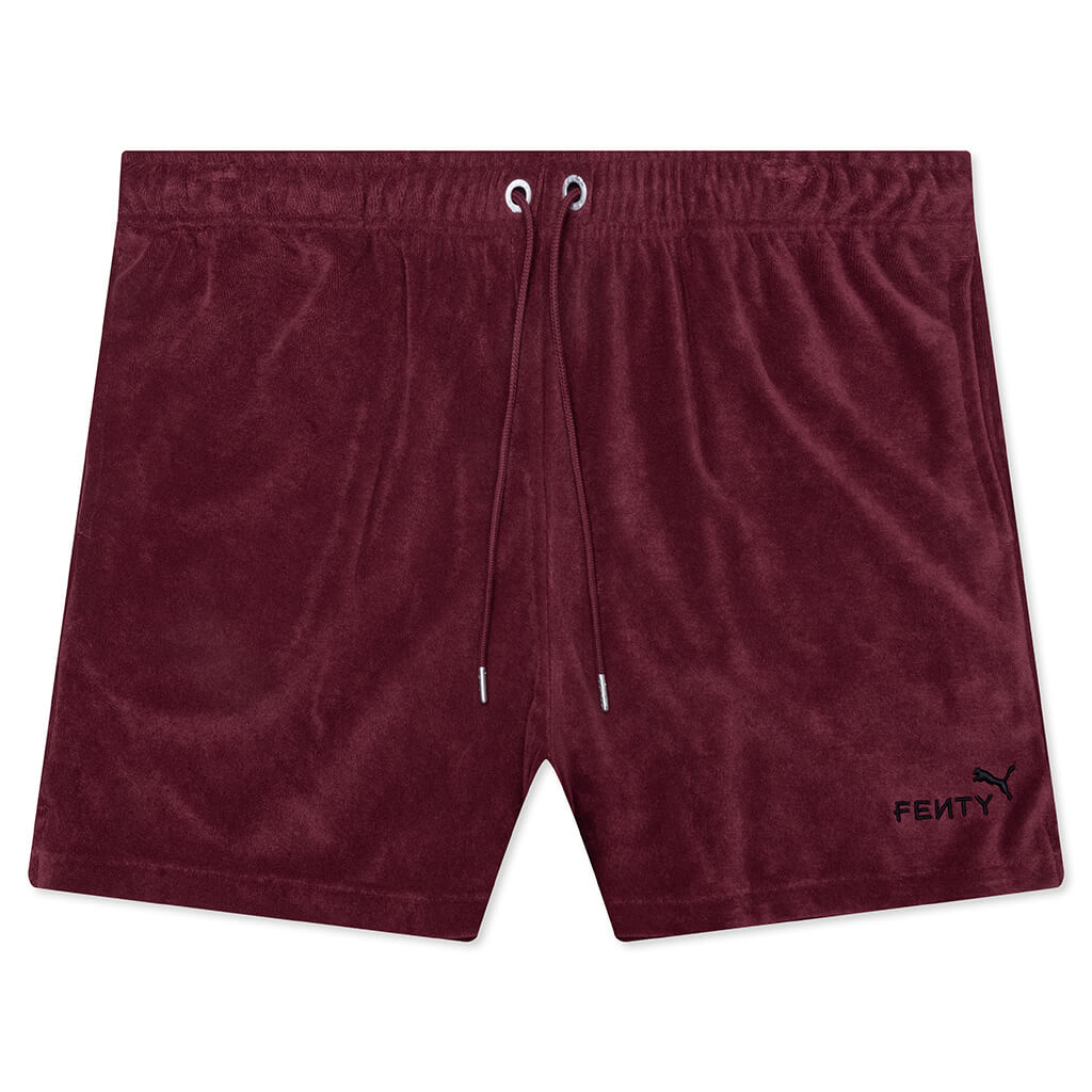 Puma x Fenty Towel Terry Track Short - Red