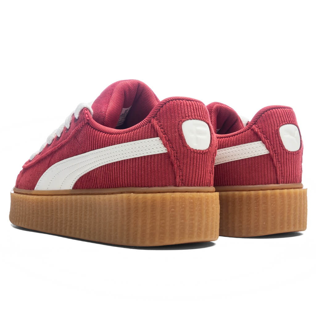 Puma x Fenty Women's Creeper Phatty Corduroy - Club Red/Warm White/Gum