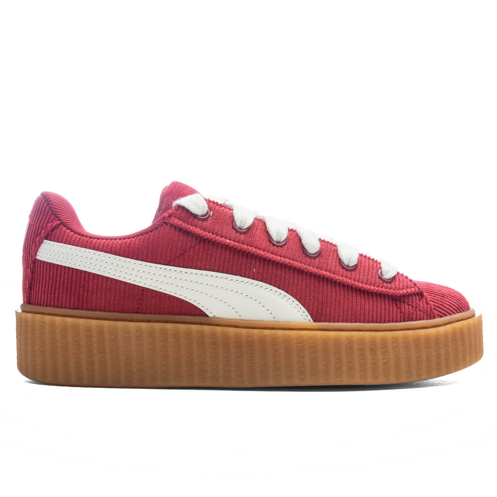 Puma x Fenty Women's Creeper Phatty Corduroy - Club Red/Warm White/Gum