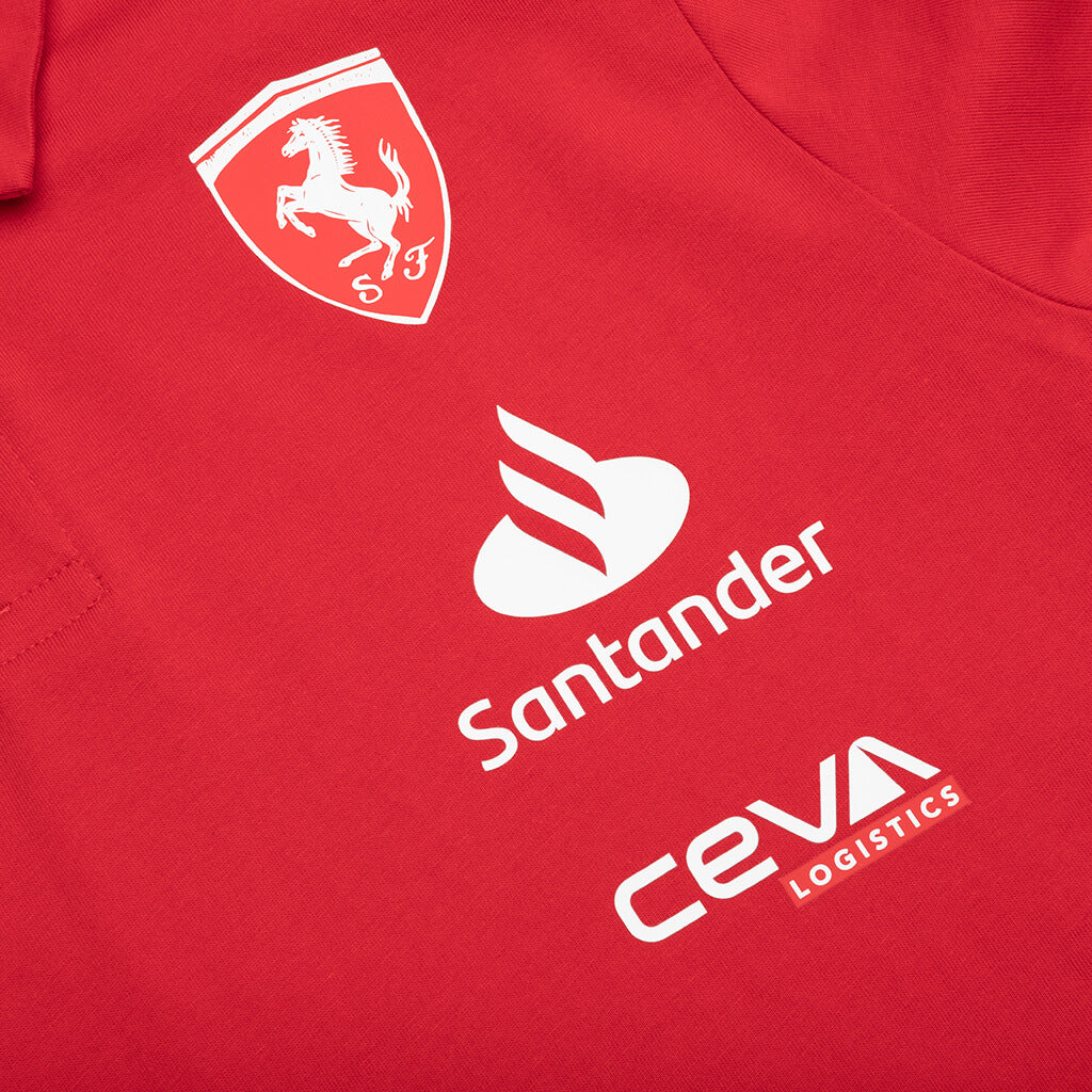 Puma x Joshua Vides for Scuderia Ferrari Replica Polo - Rosso Corsa