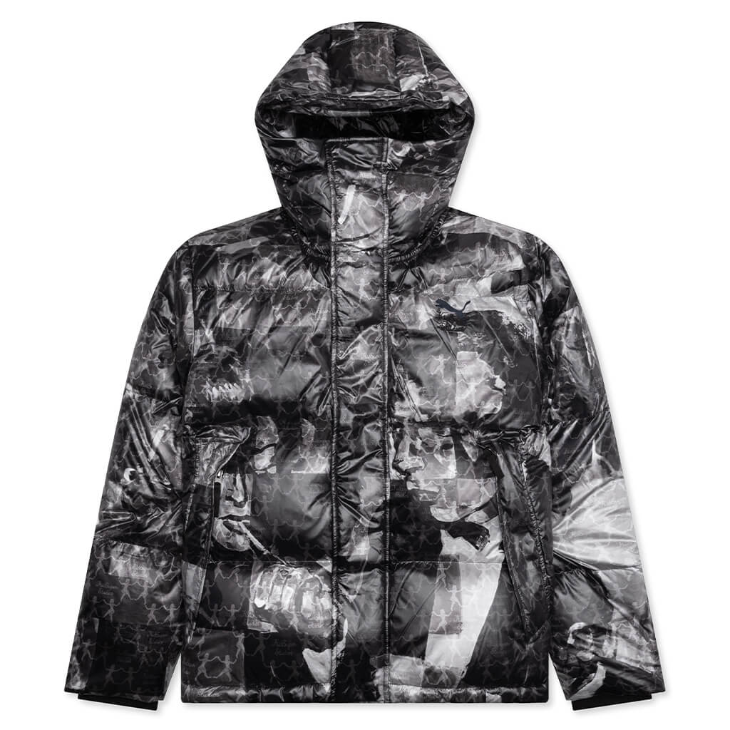 Puma x KidSuper MMQ AOP Puffer Jacket - Black
