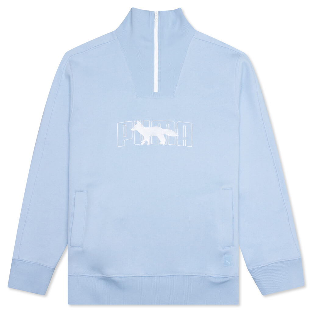 Puma x Maison Kitsune 1/2 Zip Ft Sweater - Blue