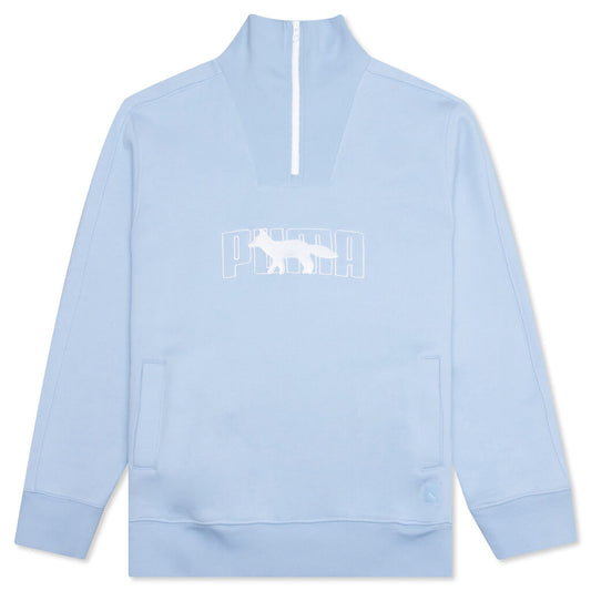 Puma x Maison Kitsune 1/2 Zip Ft Sweater - Blue