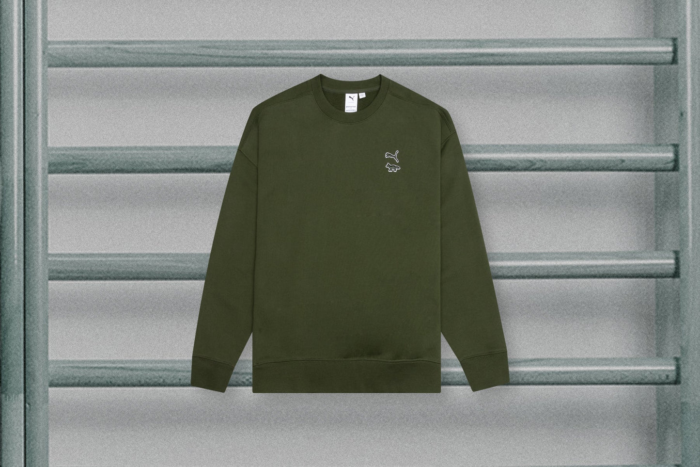 Puma x Maison Kitsune Crewneck - Green