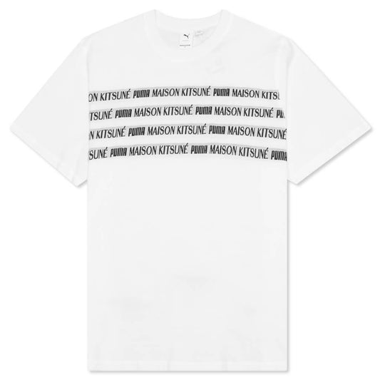 Puma x Maison Kitsune Engineered Tee - White