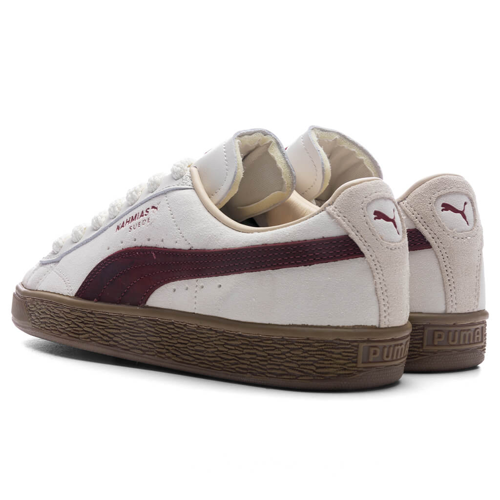 PUMA x Nahmias Suede Vintage - Warm White/Archive Gold/For All Time Red