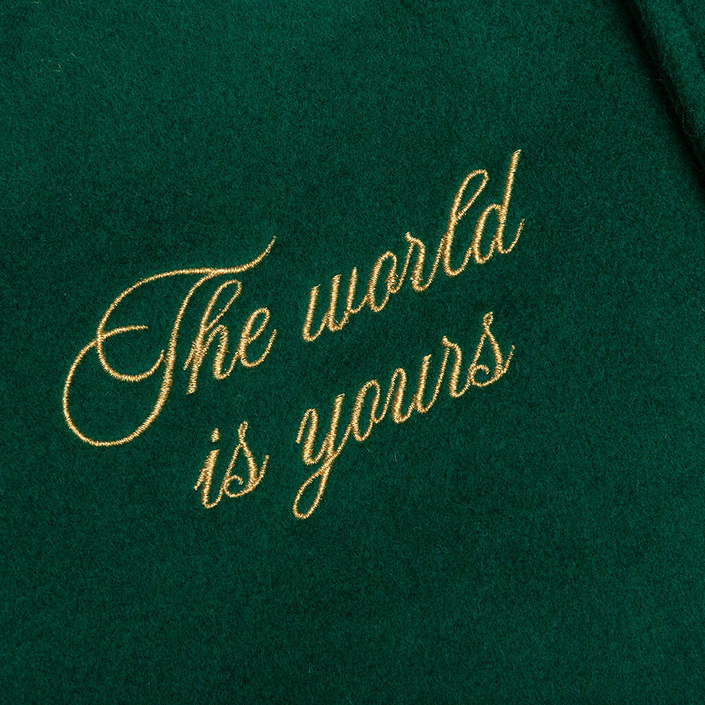 Puma x Rhuigi Varsity Jacket - Evergreen