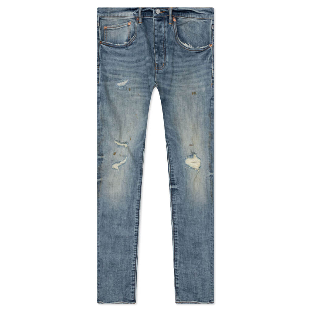 P001 - Worn Light Indigo Blowout
