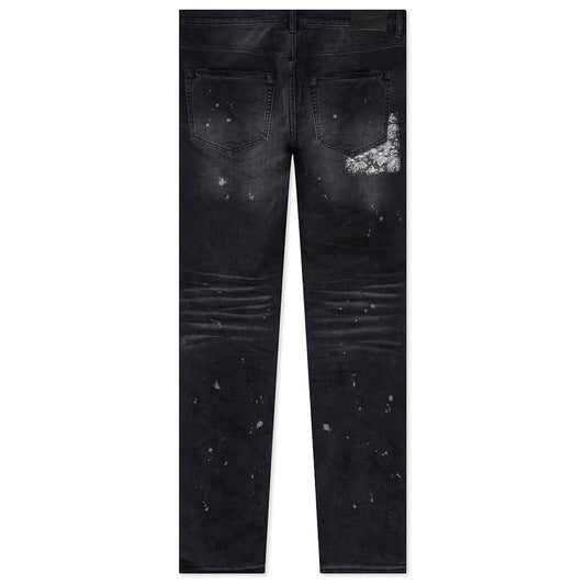 P001 - Bandana Print Patch Black