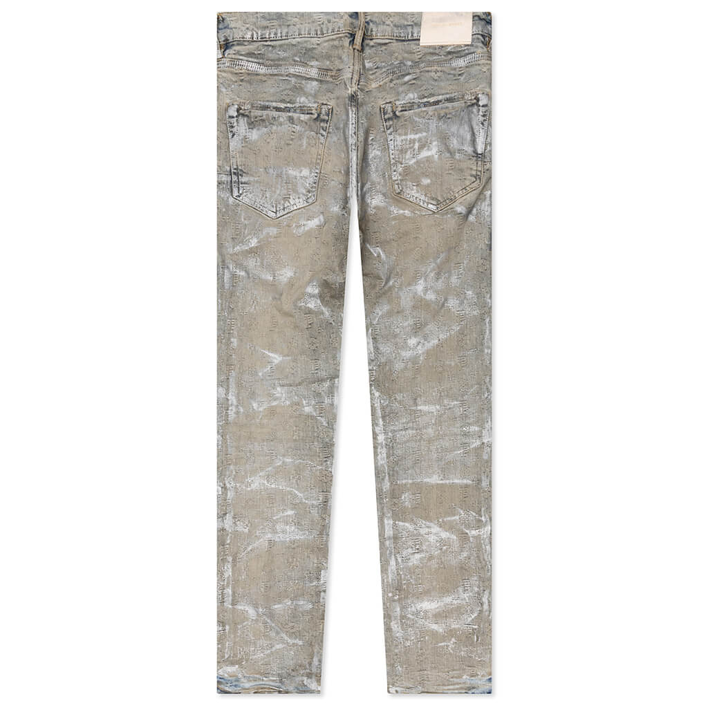 Purple Denim P001 - Holographic Earth Jacquard Monogram