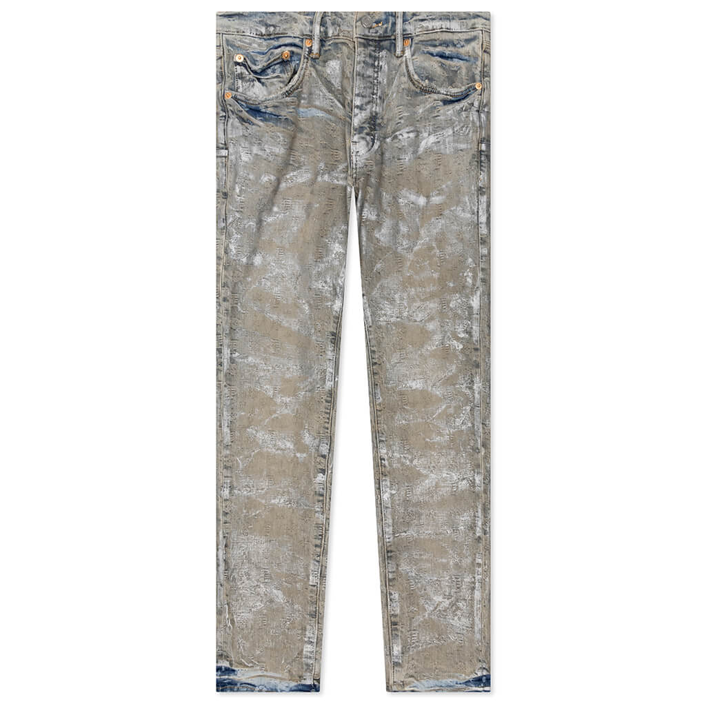 Purple Denim P001 - Holographic Earth Jacquard Monogram