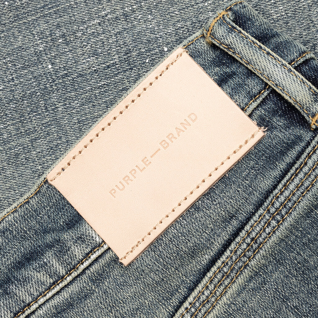 P001 - Light Indigo Metallic Silver