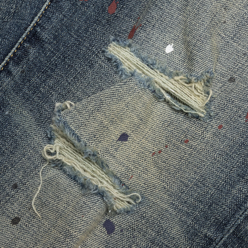 P001 - Vintage Indigo Repair Dirty Paint